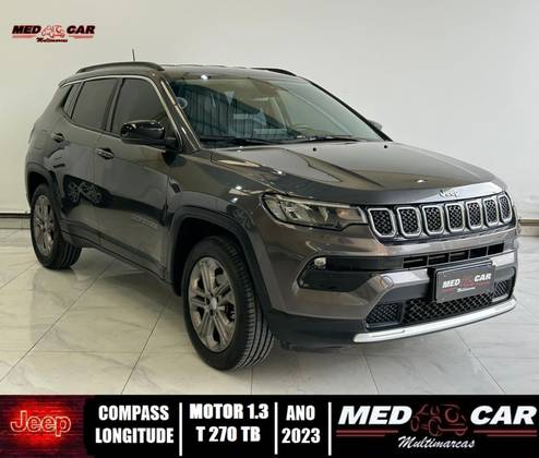 JEEP COMPASS 1.3 T270 TURBO FLEX LONGITUDE AT6 JEEP COMPASS 1.3 T270 TURBO FLEX LONGITUDE AT6